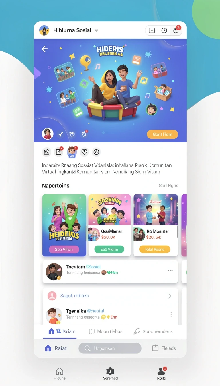 8id - Fitur chat untuk interaksi lebih baik.