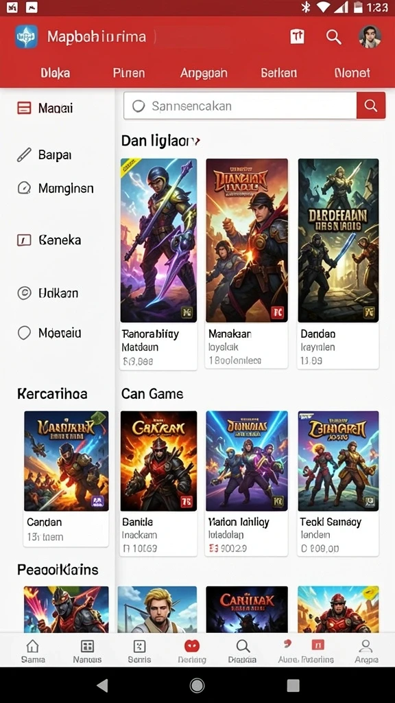 bento123 - Karakter-karakter unik yang dapat dipilih dan digunakan.