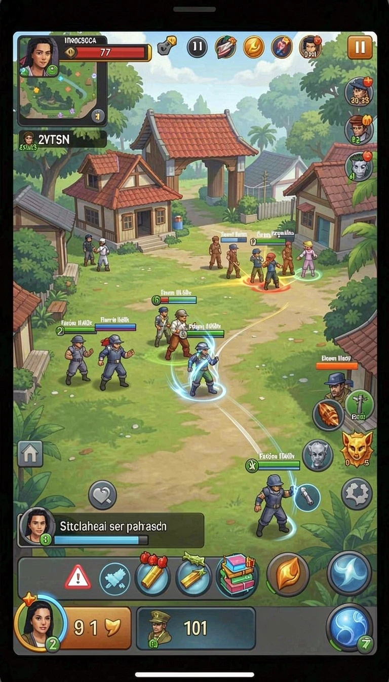 lion4d - Salah satu level menantang yang dihadapi pemain.