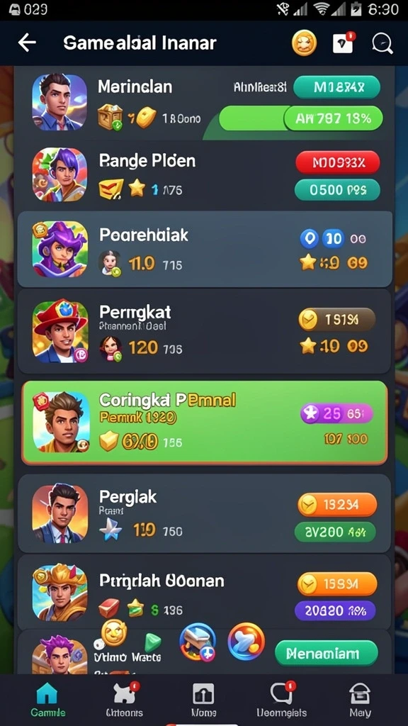 winpkr - Tampilan antarmuka yang menarik dan user-friendly.